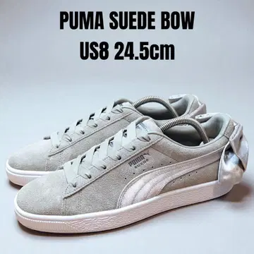 새상품급 PUMA SUEDE BOW 푸마 스웨이드 24.5 슬립온 타입