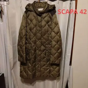 SCAPA 올리브 그린 다운 자켓