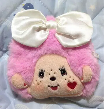몬치치 동전 지갑 포함 패스 케이스 핑크 레어 오토나 라보