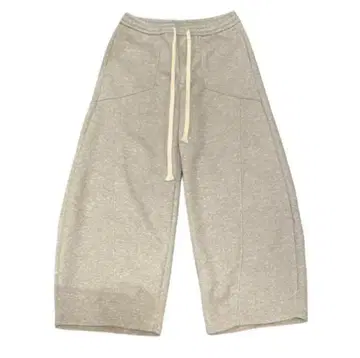 와이드 스웨트 팬츠 스웨트 팬츠 그레이 와이드