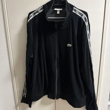 LACOSTE 베어 로고 집업 저지 XL