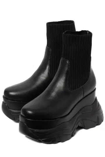 R&E R&E 통굽 러버 Storm 삭스 숏부츠