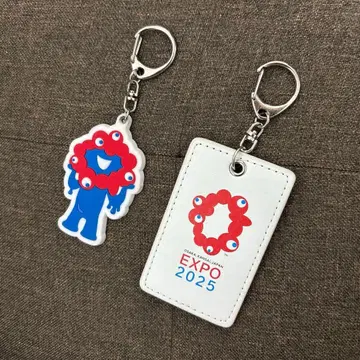 미야쿠미야쿠 간사이 오사카 만박 만박 키링 2개 세트