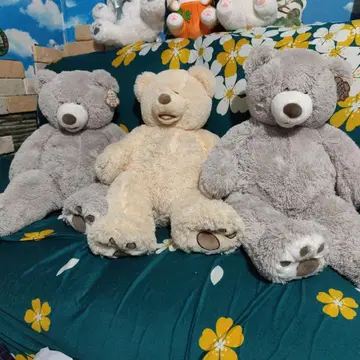 코스트코 테디베어 큰 봉제 인형 3체 세트