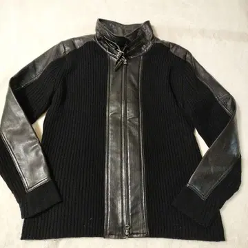 [ 완판템 ] AVIREX 드라이버즈 니트 라이더스 양가죽 싱글 XL