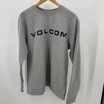 VOLCOM 그레이 맨투맨 L