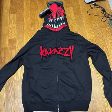KAKAZZY 블랙 후드티