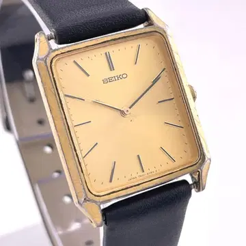 [ 작동 ] 레어 작동품 SEIKO 쿼츠 스퀘어형 90년대 빈티지