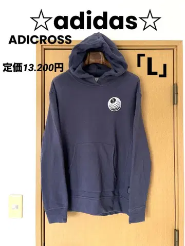adidas ADICROSS 아디크로스 볼 엠블럼 후드 맨투맨