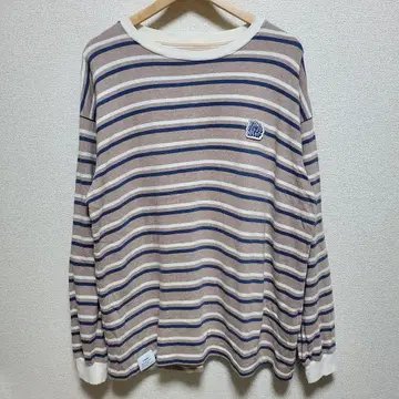 LIBERE HEAVY W BORDER SHIRT 보더 야기 유세이 착용