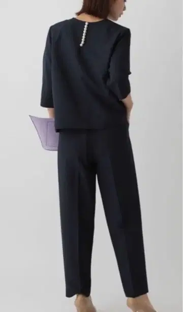 saloon 네이비 펄 팬츠 셋업 M