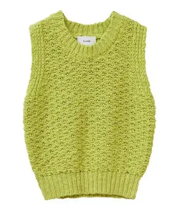 CLANE/ SLAB NOSLEEVE KNIT TOPS