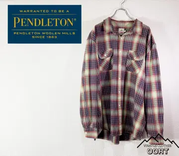 US 구제 의류 펜들턴 Surf Pendleton 옴브레 셔츠