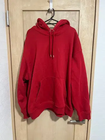 [ 미사용 ] H & M 후드티 빨간색 XXL