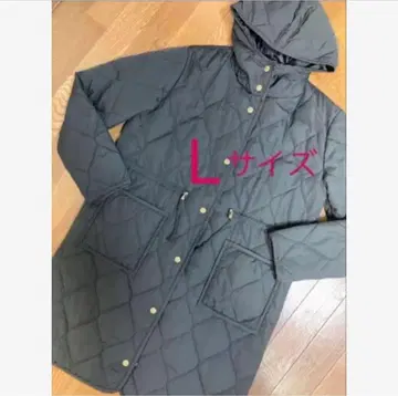 [DRESKIP] 퀼팅 코트 블랙