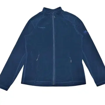 MAMMUT 마무트 플리스 자켓 네이비 로고 자수 집업 L