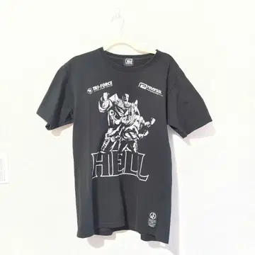 [ 레어 ] reversal x 트라이포스 x 근육맨 T셔츠 주짓수 L