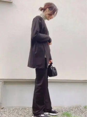 enof 심플 셋업 블랙 M 새상품급