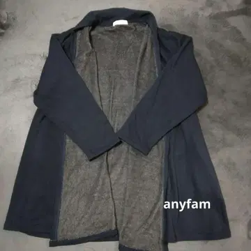 anyFAM 애니팜 네이비 플리스 가디건 코디 anysis