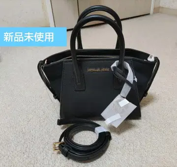 미사용 새상품 마이클코어스 가죽 스웨이드 사첼 엑스트라 스몰