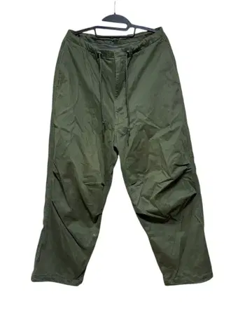 BEAMS 와이드 팬츠 M 사이즈 올리브