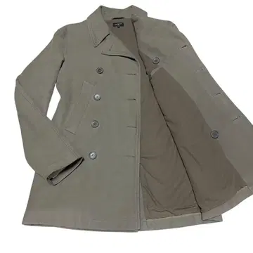 마가렛호웰 더블 체스터 코트 코튼 카키 L 일본제