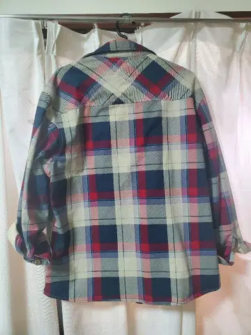 RUSTIC 체크 무늬 플란넬 셔츠 L 사이즈