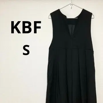 KBF 여성용 슬리브리스 원피스 블랙 무지