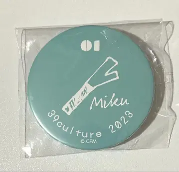 39culture 2023 캔뱃지 하츠네 미쿠 로고