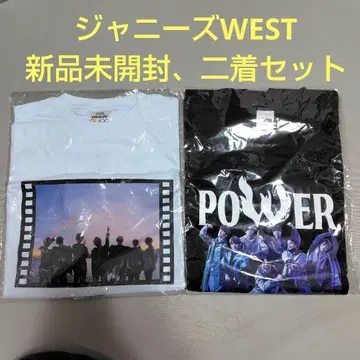 쟈니즈 WEST POWER, rainbow T셔츠 미개봉 새상품