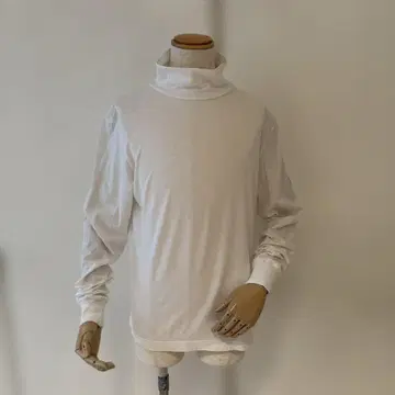 FEDELI 페데리 모크넥 티셔츠 화이트 M
