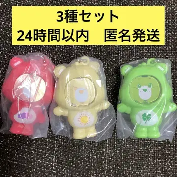 케어 베어 포토 프레임 마스코트 빨간색 노랑 옐로우 그린 3종