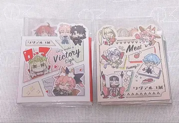 와다 아루코전 FGO EXTRA 파타파타 메모지 그린&레드 세트