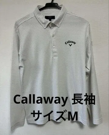 인기 Callaway 캘러웨이 골프웨어 긴팔 피케 셔츠 M 사이즈