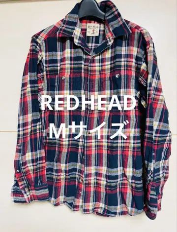 RED HEAD 레드헤드 플란넬 셔츠 M 사이즈 2000s 체크 셔츠