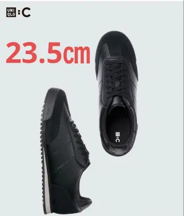 유니클로C 스웨이드 콤비네이션 스니커즈 23.5cm