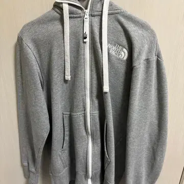 THE NORTH FACE 그레이 후드 부착 후드티