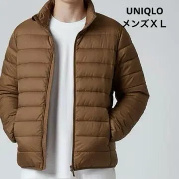 유니클로 울트라 라이트 다운 남성용 XL 베이지