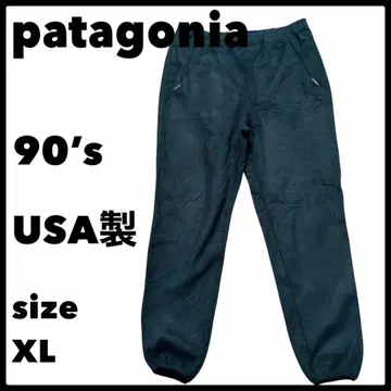 파타고니아 USA 플리스 팬츠 XL 그린 90s 빈티지