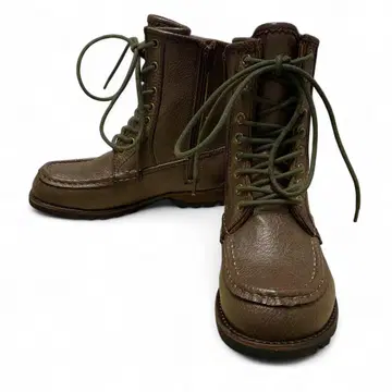 새상품 미사용 서울베리 레이스업 부츠 사이드 지퍼 8홀 비브람