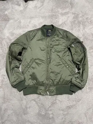 ALPHA INDUSTRIES MA-1 자켓 M 사이즈 올리브 그린