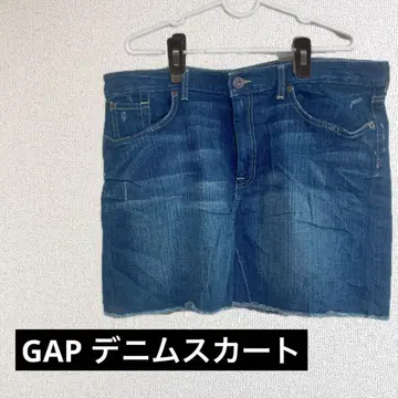 현품 한정 Gap 갭 [ 16/33 ] 데님 블루 미니 스커트