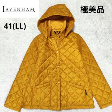컨디션 최상 LAVENHAM 라벤햄 퀼팅 자켓 머스타드 LL