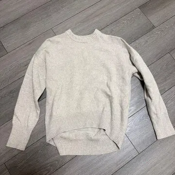 MACPHEE 울 캐시미어 긴팔 스웨터 S