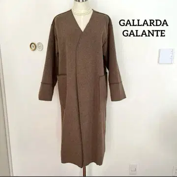 개럴개런트 노카라 롱 코트 노카라 코트 출퇴근 비즈니스