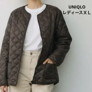 유니클로 울트라 라이트 다운 여성용 XL 브라운 퀼팅 자켓