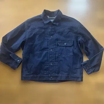 UNIQLO 유니클로 1st 모델 G 데님 자켓 XL 다크 네이비