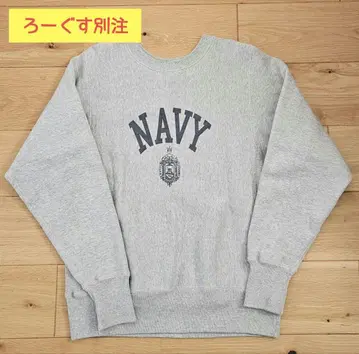 WAREHOUSE NAVY 맨투맨 S 로구스 별주