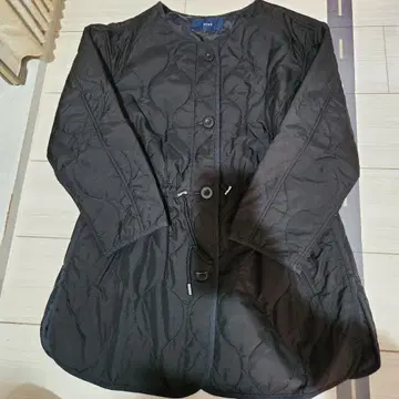 블랙 퀼팅 자켓