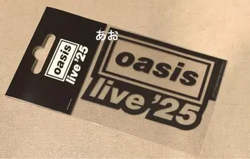 미개봉 새상품 oasis 스티커 Live'25 오아시스 Black